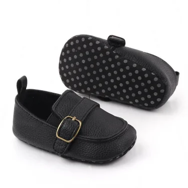 Baby Formal Shoes for Party Wedding Birthday Brown First Walking Shoes 0 to 3 6 9 12 18 Months Boy Girl Anti-slip Toddler Walker 6