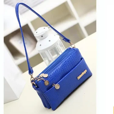 New Production 7 Color Women Messenger Bag Fashion Women Handbag Women Clutch Wallet PU Leather Bag 1