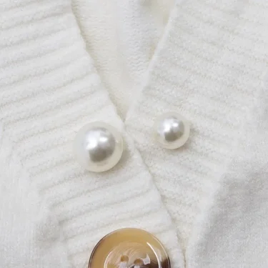 3Pcs/Set Women Double Beads Imitation Pearl Brooch Pins For Sweater Cardigan Clip Coat Dress Anti-Fade Exquisite Elegant Brooche 4