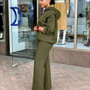 CM.YAYA Long Sleeve Women Set Loose Long Sleeve Hoodies Pant Suits 2024 Spring 2 Two Piece Sets Sporty Tracksuits Street Outfits 3