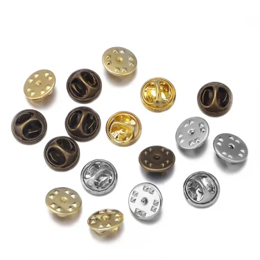 50pcs Metal Pin Brooch Base Back Bar Badge Holder Finding Safe Lock Brooches Pins for Diy Jewelry Making Garment Accessories 5