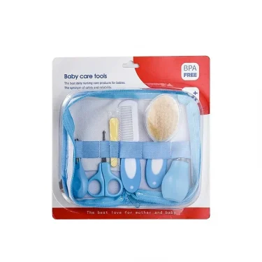 6PCS/Set Newborn Baby Kids Nail Hair Health Care Grooming Brush Kit Care Baby Essentials Newborn Material Safety 1