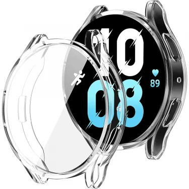 Protector Case For Samsung Galaxy Watch 4 5 6 7 40mm 44mm Cover Coverage Silicone TPU Bumper Screen Protection Full Accessories 1