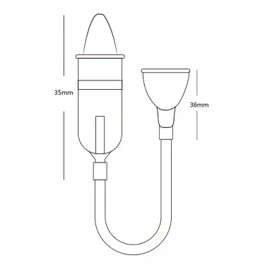 Nasal Aspirator Soft Tip Safe Sucker Newborn Baby Vacuum Suction Sick Toddlers Practical Infant Absorption Nose Cleaner Snot 5