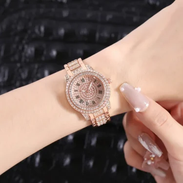 Women's Luxury Crystal Exquisite Wristwatch Quartz Relogio Feminino Casual Ladies Watches Clock Montre Femme Mujer Female Saati 4