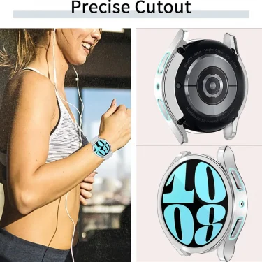 Case for Samsung Galaxy Watch 7 40mm 44mm Screen Protector TPU All-Around Protective Cover for Watch 6/5/4 40mm 44mm Accessories 4