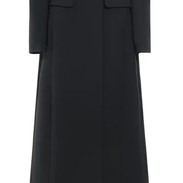 EAM Women Black Slim Ankle Length Blazer New Lapel Long Sleeve Single Button Jacket Fashion Tide Spring Autumn 2025 31A0382 4