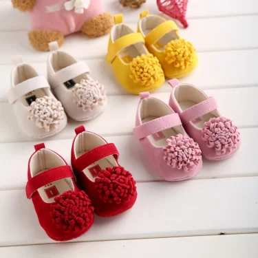 0-18 Months Newborn Baby Girl Walking Shoes Princess Shoes Little Baby Soft Bottom Anti Drop Girls Toddler Shoes 1