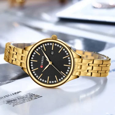 CURREN New Women's Wrist Watches Luxury Brand Women Quartz WatchesStainless Steel Casual Fashion Wristwatch Relogio Feminino 5