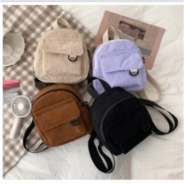 Mini Women'S Backpack Things For Girls School Backpack Fashion Solid Color Simple Casual Traveling Large Capacity Versatile Bag 1