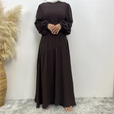 Muslim Ramadan sells women's Muslim fashion clothing in Turkey Long sleeve abaya Popular clothing for Islamic women 4