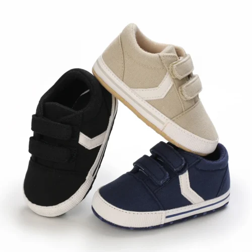 Baby Shoes Boys Canvas Casual Soft Sole Non-slip Newborn Children Walker Sneakers 1