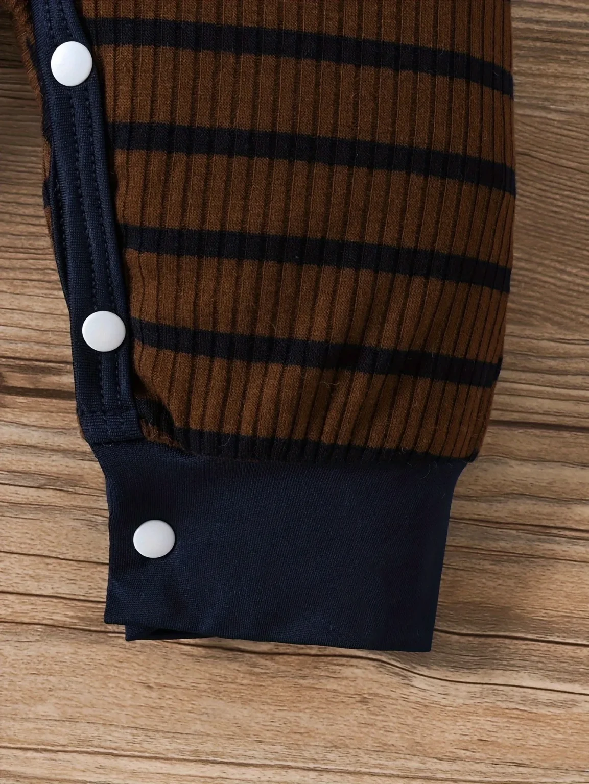 0-2 Year Old Spring and Autumn New New Newborn Baby Boys Striped Long sleeved Pants Casual jumpsuit 6