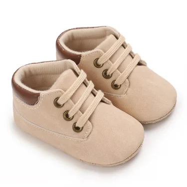 5 Colors Lace Up Casual Shoes Spring And Autumn Baby Casual Shoes 0-18 Months Cotton Flat Shoes Baby Walking Shoes 2