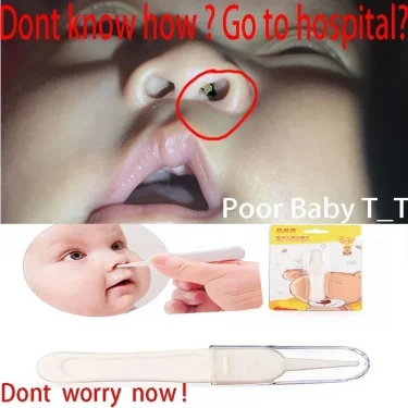Baby Dig Booger Clip Infants Ear Nose Navel Clean Tools Kids Safety Tweezers Cleaning Forceps Toddler Nasal Cavity Care Supplies 3