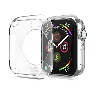 Clear Case For Apple Watch Series 10 46mm 42mm 7 8 9 45mm 41mm No Screen Protector Full TPU Bumper Cover iWatch SE 5 6 4 44 40mm 5