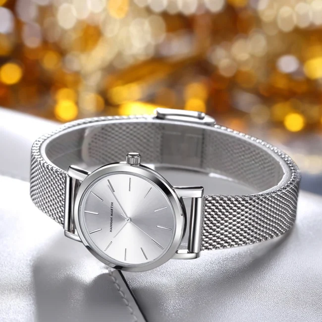 Quality Stainless Steel Band Japan Quartz Movement Waterproof Women Full Rose Gold Ladies Luxury Wrist Watch 2