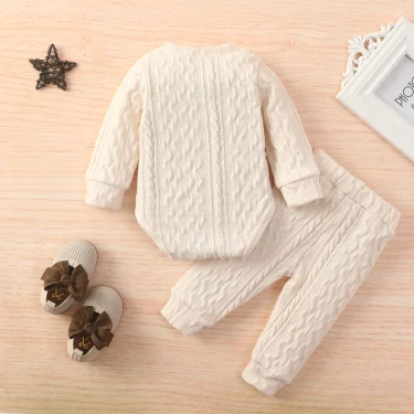 Ma&Baby 0-24M Newborn Infant Baby Boy Girl Clothes Set Long Sleeve Romper Pants Outfits Autumn Spring Soft Costumes D11 3