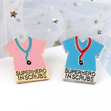 30 Styles Medical Enamel Brooch Syring Heart Stethoscope Pins for Nurse Doctor Cartoon Lovely Backpack Lapel Badge Jewelry Gifts 5