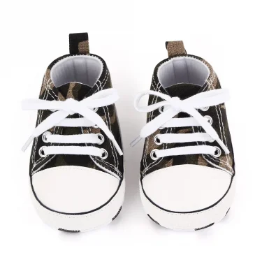 Canvas Sneakers Baby Boys Girls Shoes First Walkers Infant Toddler Anti-Slip Soft Sole Classical Newborn Baby Shoes 0-18 Month 5
