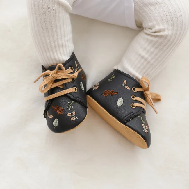 Baby Booties Newborn Infant Unisex Baby Girls Boys Velvet Rubber Anit-Slip Sole Shoes Toddler Fleece Cozy Winter Warm Prewalker 5
