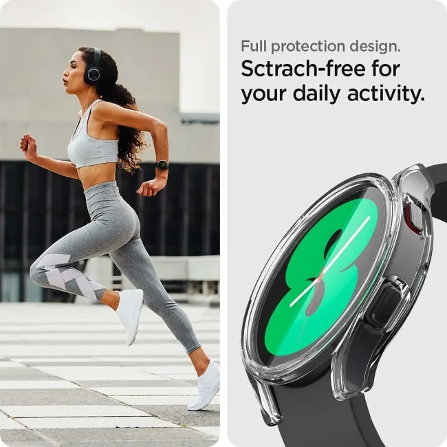 Protector Case For Samsung Galaxy Watch 4 5 6 7 40mm 44mm Cover Coverage Silicone TPU Bumper Screen Protection Full Accessories 6