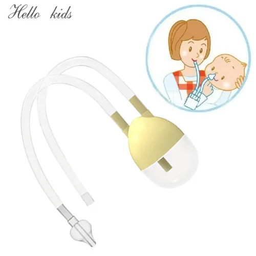 New Born Baby Safety Nose Cleaner Vacuum Suction Nasal Aspirator Bodyguard Flu Protection Accessories BM 1