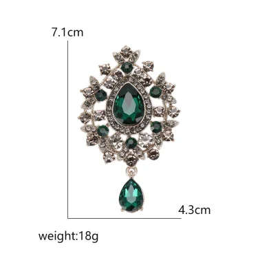 Rhinestone Snowflake Pins for Women Unisex Shiny Glass Flower Brooches Event Party Backpack Decoration Clothes Accessories 3