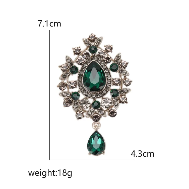 Rhinestone Snowflake Pins for Women Unisex Shiny Glass Flower Brooches Event Party Backpack Decoration Clothes Accessories 3