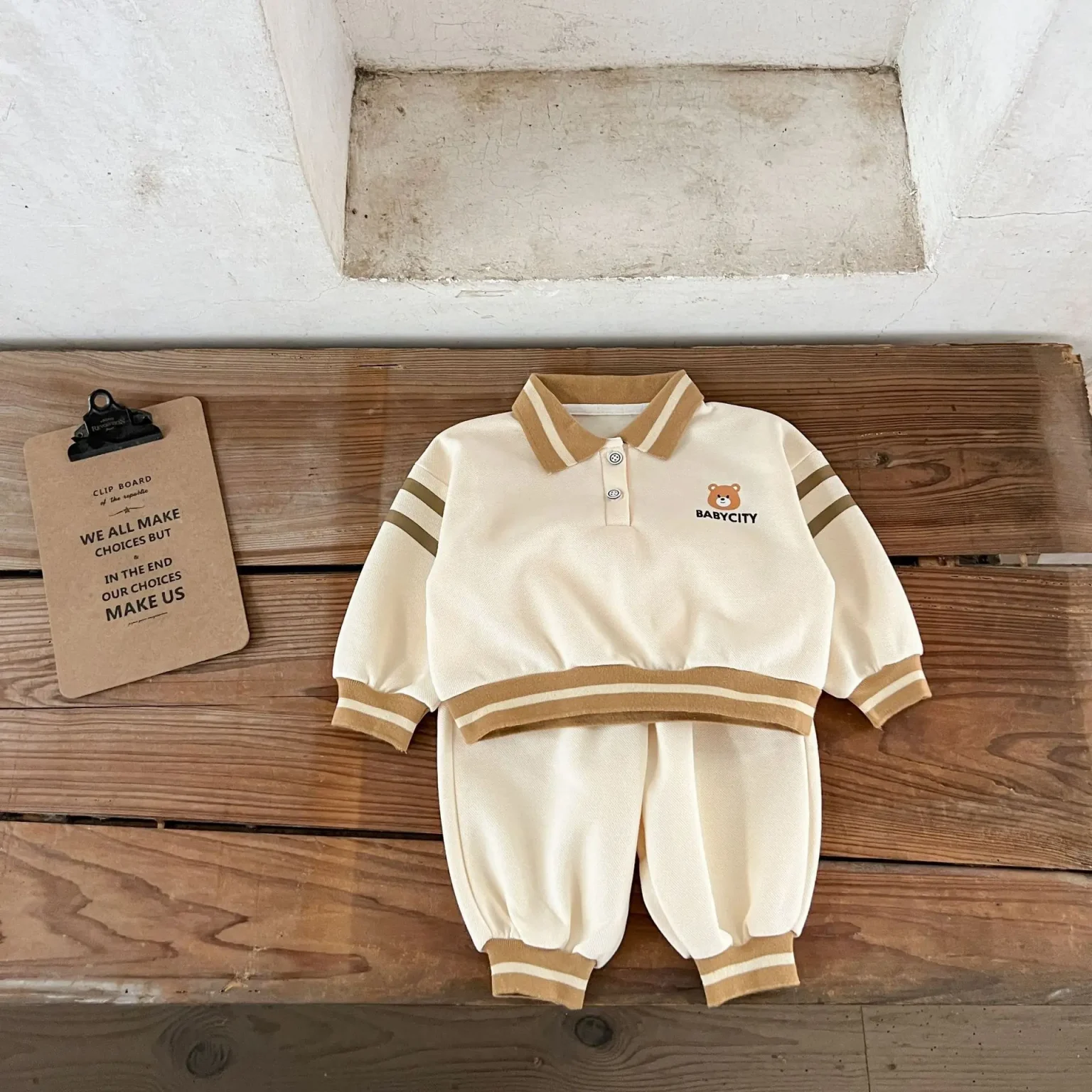 Autumn Toddler Boys 2PCS Clothes Set Cotton Cartoon Printed Kid Boy Polo Shirt Suits Loose Casual Sports Pant Babys Boys Outfits 4