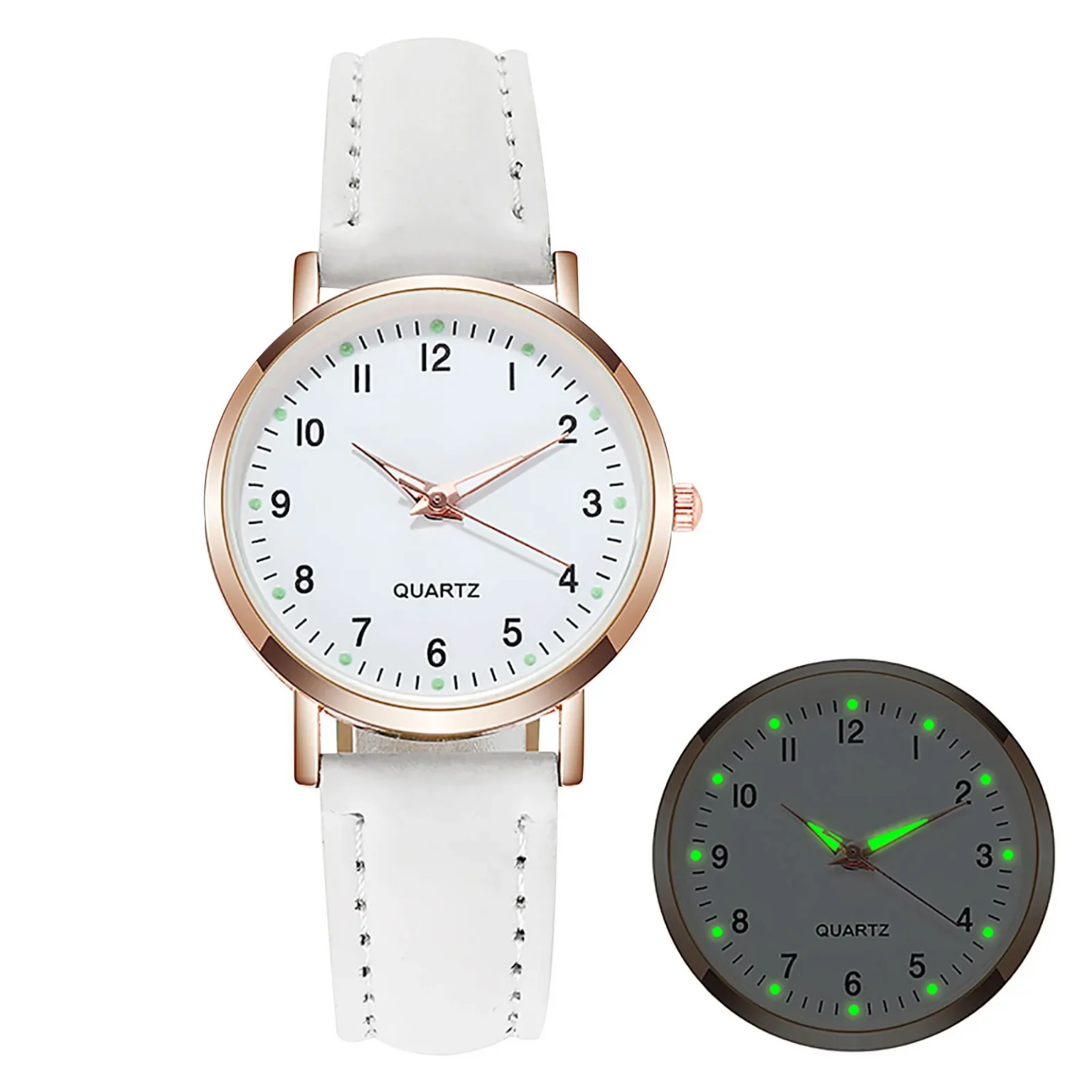 Luxury Watches For Women Diamond-studded Luminous Retro Female Watch Ladies Belt Back Light Quartz Wristwatches Relogio Feminino 2