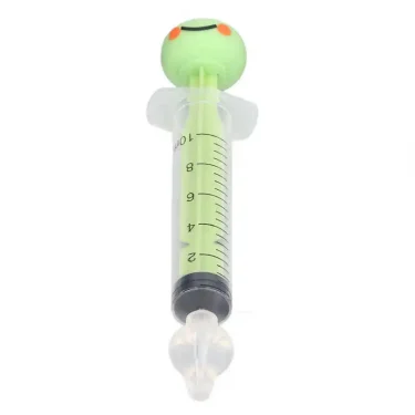 2pcs Baby Nasal Irrigator Cartoon Shaped Syringe Type Silicone Infant Nose Cleaner Rinsing Device 5