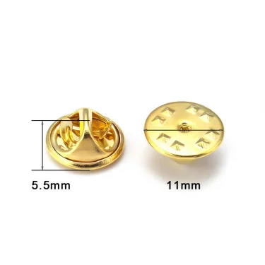 50pcs Metal Pin Brooch Base Back Bar Badge Holder Finding Safe Lock Brooches Pins for Diy Jewelry Making Garment Accessories 2