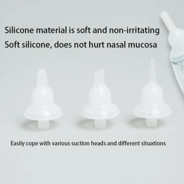 3-in-1 Electric Nasal Aspirator Nasal Washer Electric Newborn Baby And Children's Nasal Mucus Cleaning Tool Silent Utensils Sets 3