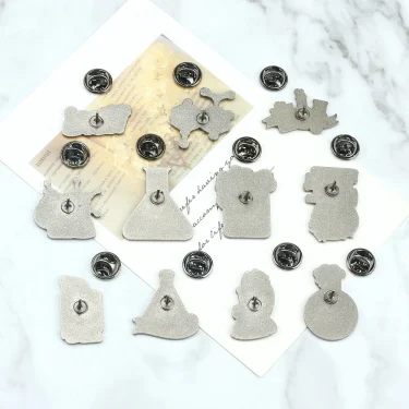 Science Enamel Pins Cartoon Chemistry Experiment Badge Element Molecular Structure Beaker Test Tube Brooches Bag Jewelry Gifts 6