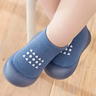 Summer New Combed Cotton Anti slip and Breathable Children's Soft Sole Shoes Baby Walking Shoes Mesh Faced Baby Floor Socks 3