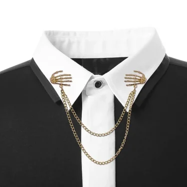 Fashion Leaf Brooch 2pcs Zinc Alloy Men's And Women's Jewelry Design Fashion Holiday Gift Decoration Sweater Clothing Accessorie 4