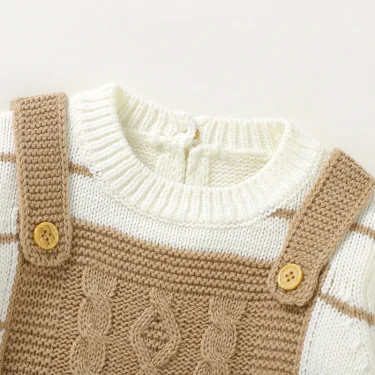 Winter Baby Rompers Autumn Casual Long Sleeve Knitted Newborn Boys Girls Jumpsuits Playsuits One Piece Infantil Overalls Clothes 5