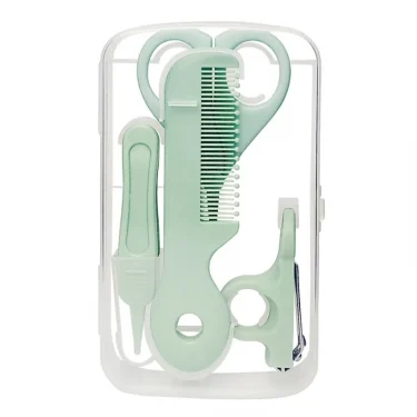 5 Pcs Baby Hair Care Newborn Infant Scissor Hair Comb Nose Cleaner Safety for Toddler Nursing 5