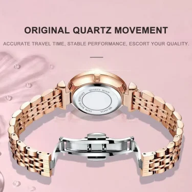 POEDAGAR Luxury Woman Wristwatch Elegant Waterproof Stainless Steel Watch for Ladies Dress Diamond Quartz Women's Watches Reloj 4