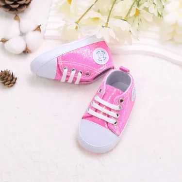 Trendy Comfortable Sequin Sneakers For Baby Boys, Lightweight Non Slip Shoes For Indoor Outdoor Walking, Spring And Autumn 5