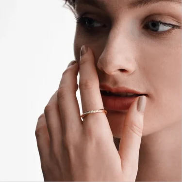 ZHOUYANG Wedding Ring For Women Lovers Simple Cubic Zirconia Rose Gold Color Fashion Jewelry ZYR314 ZYR317 3
