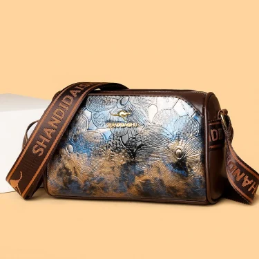 Luxury Printing light Leather Female Messenger bag Purses Designer Women Handbag High-quality Shoulder Crossbody Bags Bolsos 1