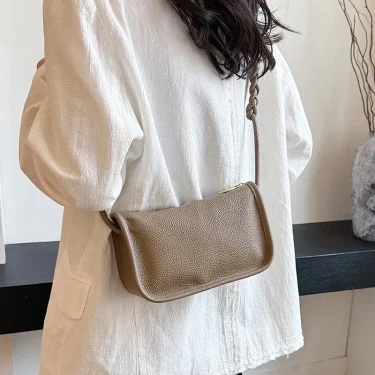 100%Real Cowhide Genuine Leather Sac Fashion Women Crossbody Bags For Ladies New High Capacity Shoulder Bag Handbag Female Purse 3