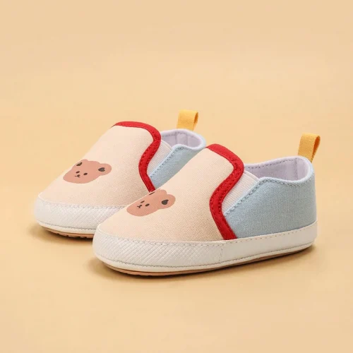 1 pair of fashionable, comfortable, cute, and beautiful baby soft soled walking shoes for infants and young children 1