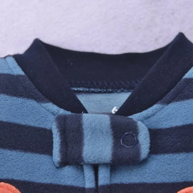 Autumn Baby Boy Rompers Clothes Zipper Fleece Warm Pajamas Newborn Outfit Dinosaur Jumpsuit Infants Boy Clothing 0 -12 Months 2