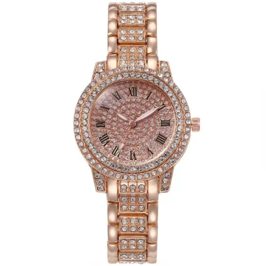 Women's Luxury Crystal Exquisite Wristwatch Quartz Relogio Feminino Casual Ladies Watches Clock Montre Femme Mujer Female Saati 5