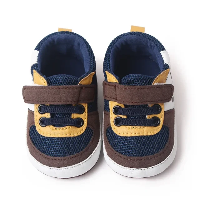 Newborn Boy Shoes for 1 Year Old First Step Trainers Infant Soft Sole Footwear Toddler Cartoon Zebra Walkers Doll Birthday Gifts 3