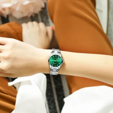 CHENXI Ladies Watch For Women Fashion Silver Clock Stainless Steel Quartz Wrist Watches for Women Waterproof Relogio Feminino 2