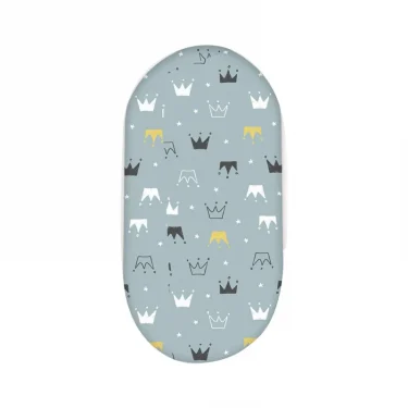 Baby Crib, Bed Sheet Summer Printed Care Desk Wash Cover Suitable for Multiple Sizes Elastic Printed Detachable Outer Cover 6